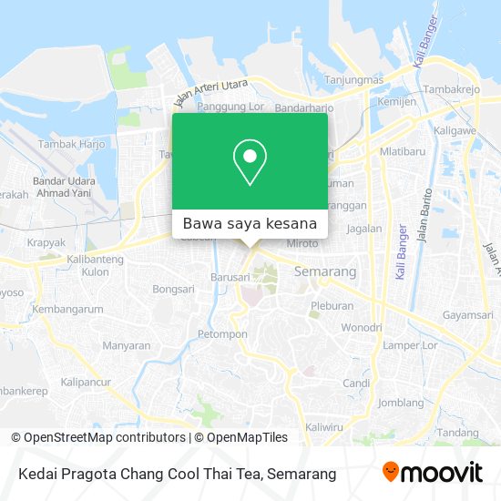 Peta Kedai Pragota Chang Cool Thai Tea