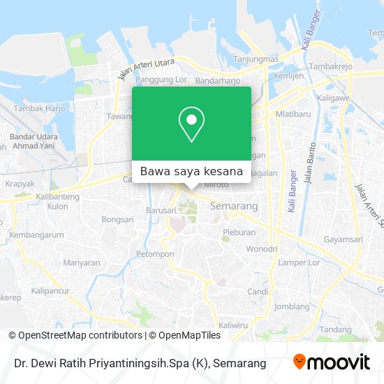 Peta Dr. Dewi Ratih Priyantiningsih.Spa (K)