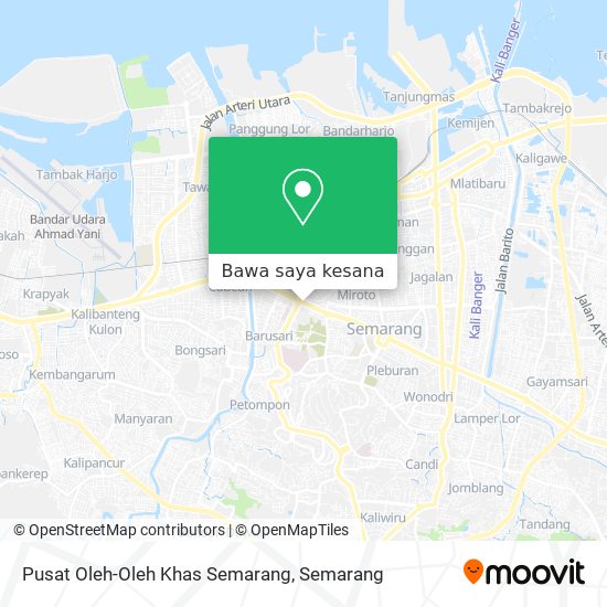 Peta Pusat Oleh-Oleh Khas Semarang