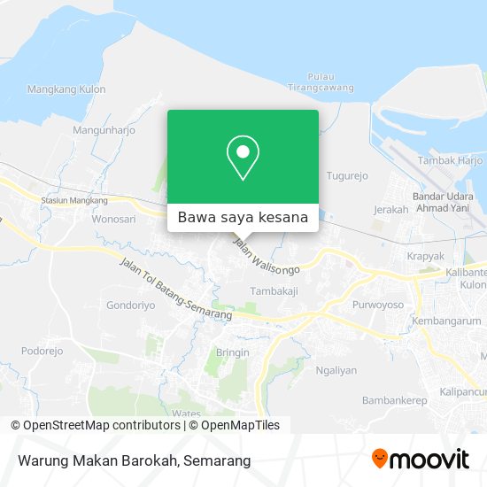 Peta Warung Makan Barokah