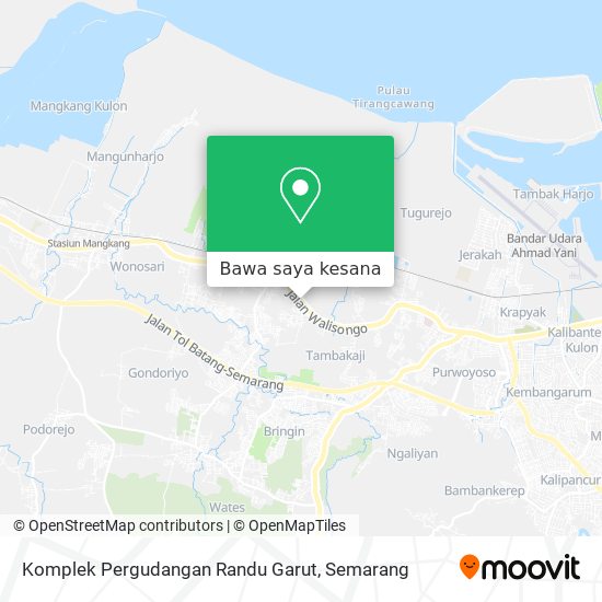 Peta Komplek Pergudangan Randu Garut