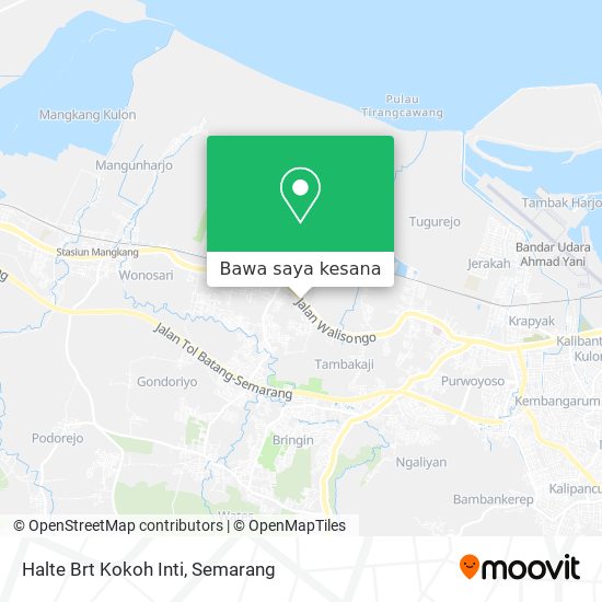 Peta Halte Brt Kokoh Inti