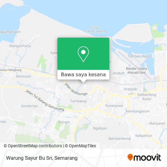 Peta Warung Sayur Bu Sri