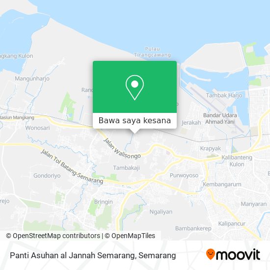 Peta Panti Asuhan al Jannah Semarang