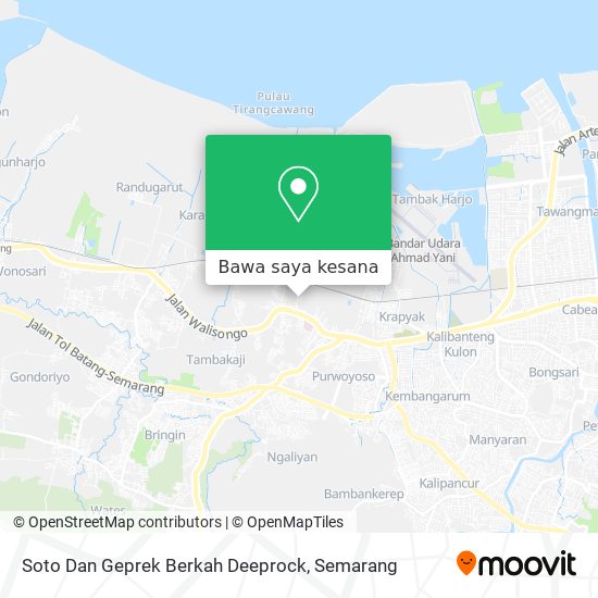 Peta Soto Dan Geprek Berkah Deeprock