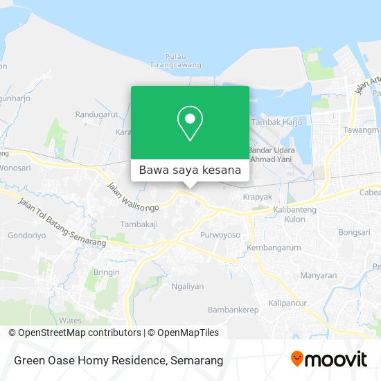 Peta Green Oase Homy Residence