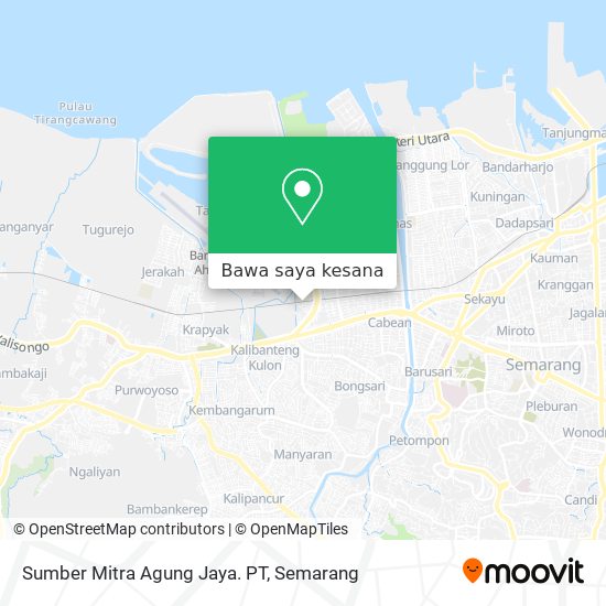 Peta Sumber Mitra Agung Jaya. PT