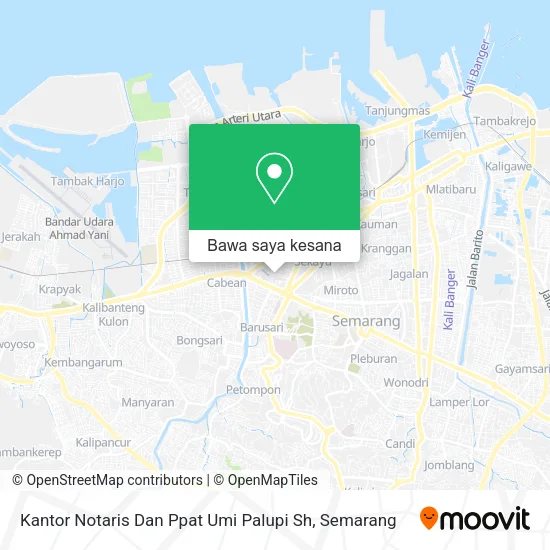 Peta Kantor Notaris Dan Ppat Umi Palupi Sh