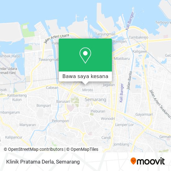 Peta Klinik Pratama Derla