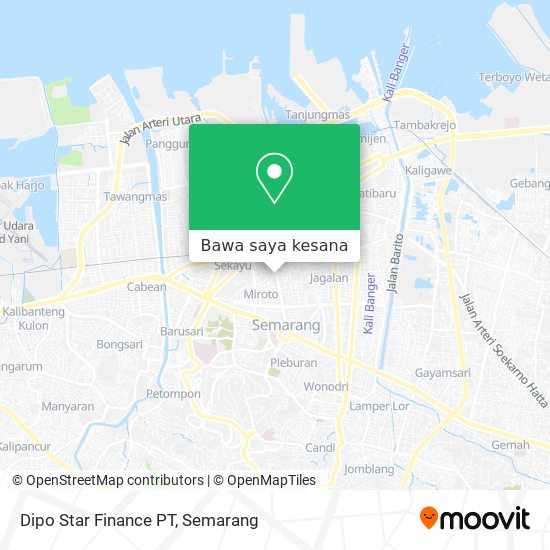 Peta Dipo Star Finance PT