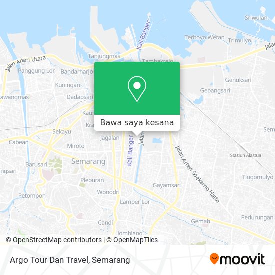 Peta Argo Tour Dan Travel