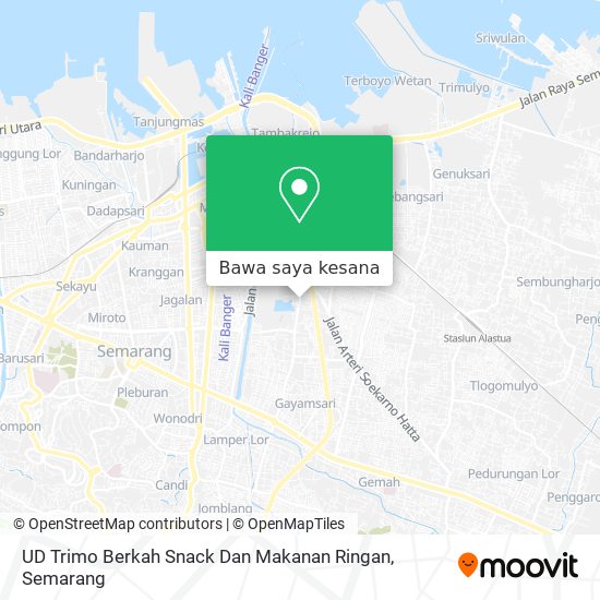 Peta UD Trimo Berkah Snack Dan Makanan Ringan