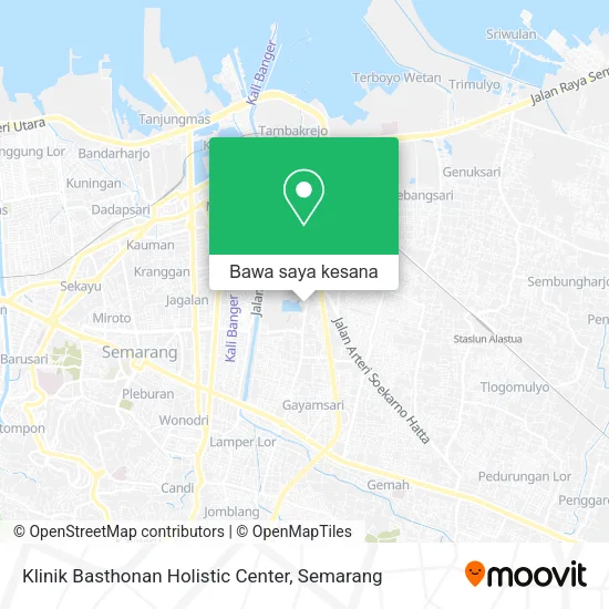 Peta Klinik Basthonan Holistic Center