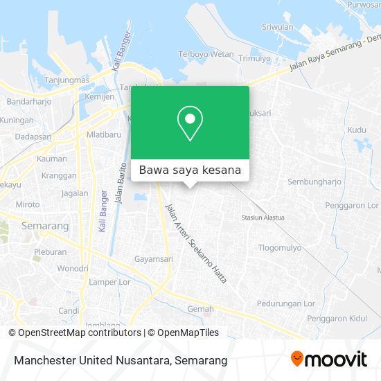 Peta Manchester United Nusantara