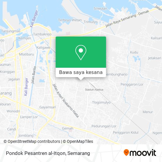 Peta Pondok Pesantren al-Itqon