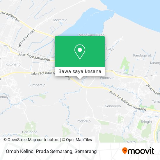 Peta Omah Kelinci Prada Semarang