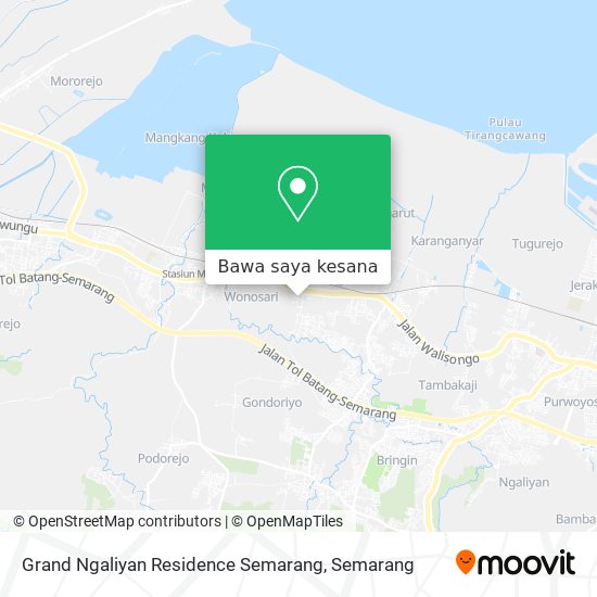 Peta Grand Ngaliyan Residence Semarang