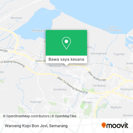 Peta Waroeng Kopi Bon Jovi
