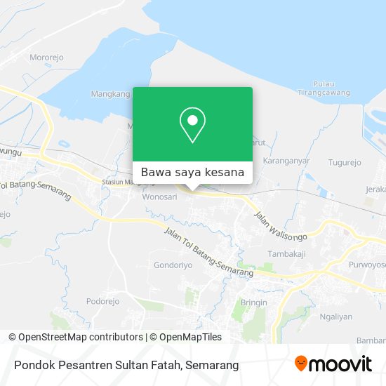 Peta Pondok Pesantren Sultan Fatah