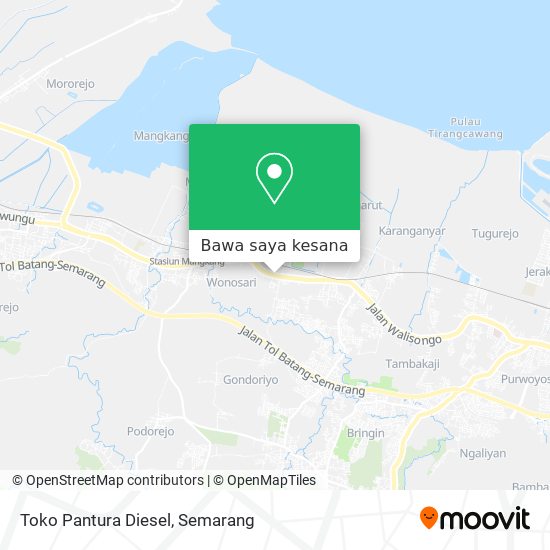 Peta Toko Pantura Diesel