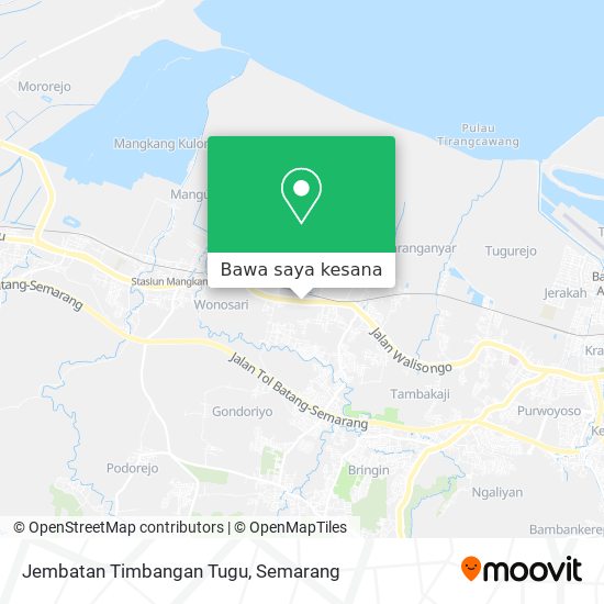 Peta Jembatan Timbangan Tugu