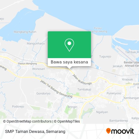 Peta SMP Taman Dewasa