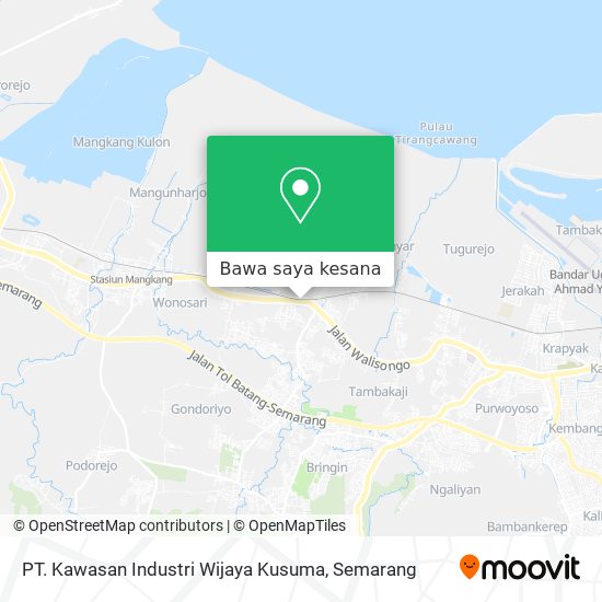 Peta PT. Kawasan Industri Wijaya Kusuma
