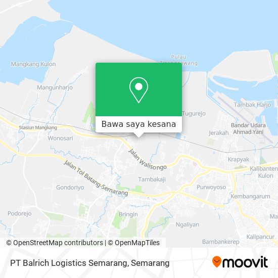 Peta PT Balrich Logistics Semarang