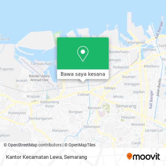 Peta Kantor Kecamatan Lewa