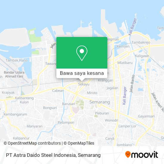 Peta PT Astra Daido Steel Indonesia
