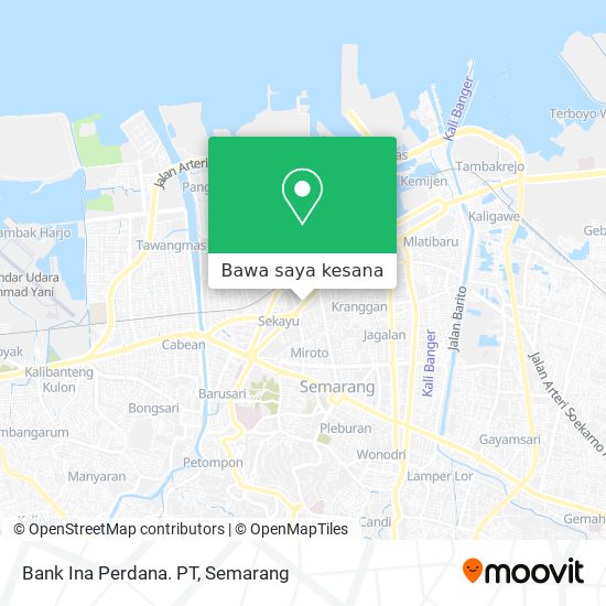 Peta Bank Ina Perdana. PT