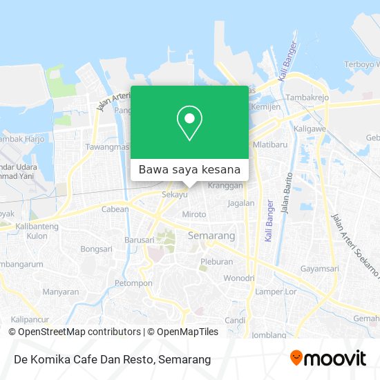 Peta De Komika Cafe Dan Resto