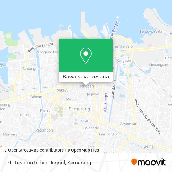Peta Pt. Tesuma Indah Unggul
