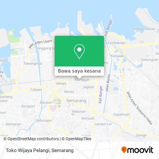 Peta Toko Wijaya Pelangi