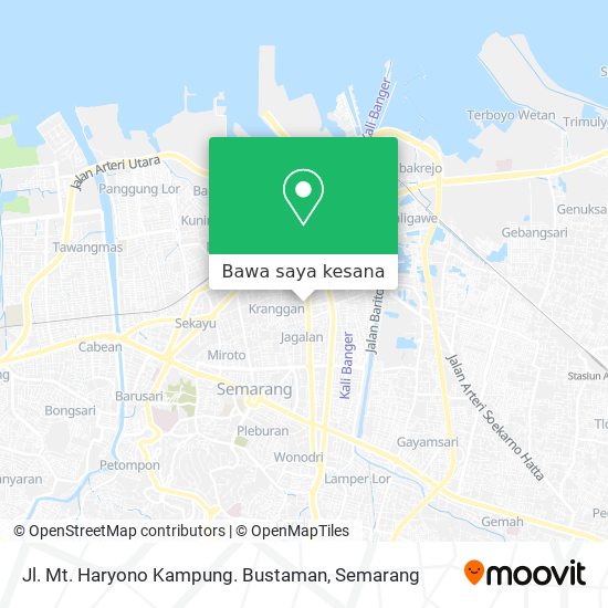 Peta Jl. Mt. Haryono Kampung. Bustaman