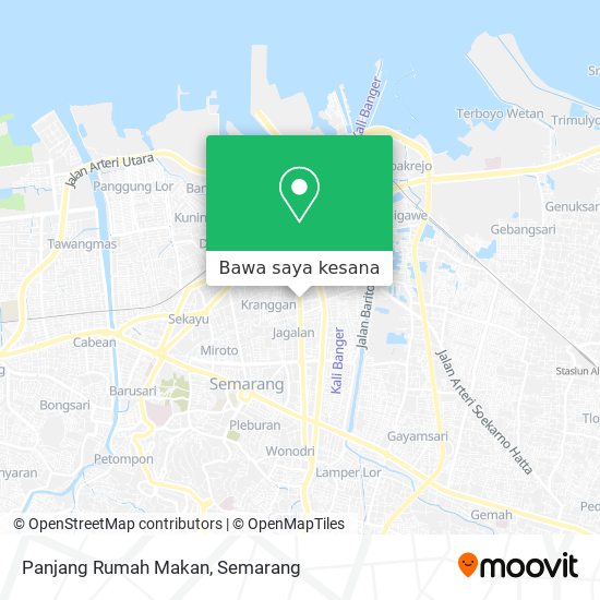 Peta Panjang Rumah Makan