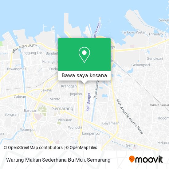 Peta Warung Makan Sederhana Bu Mu'i