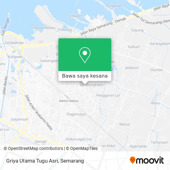 Peta Griya Utama Tugu Asri