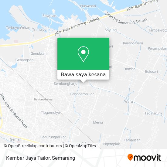 Peta Kembar Jaya Tailor
