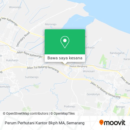 Peta Perum Perhutani Kantor Bkph MA