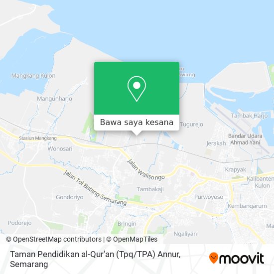 Peta Taman Pendidikan al-Qur'an (Tpq / TPA) Annur