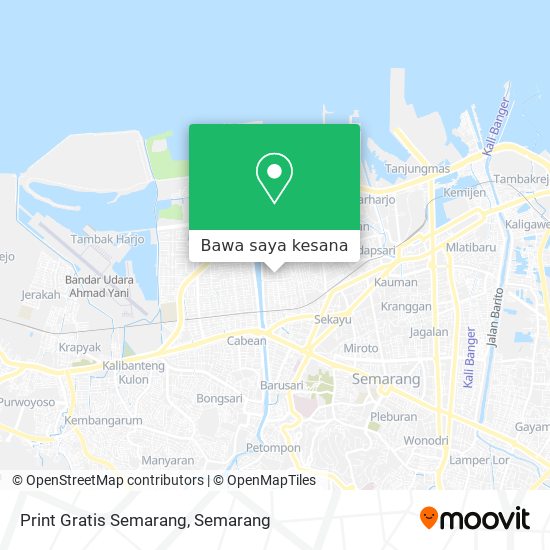 Peta Print Gratis Semarang