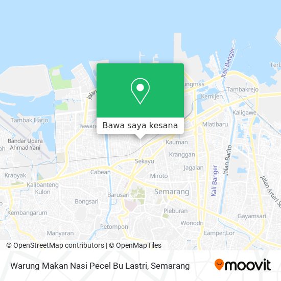 Peta Warung Makan Nasi Pecel Bu Lastri