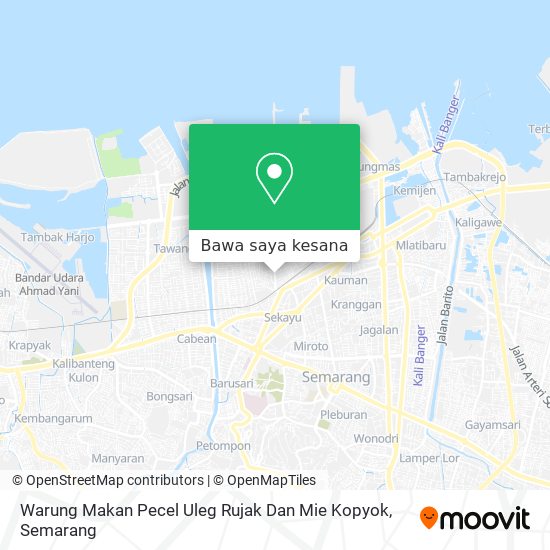 Peta Warung Makan Pecel Uleg Rujak Dan Mie Kopyok