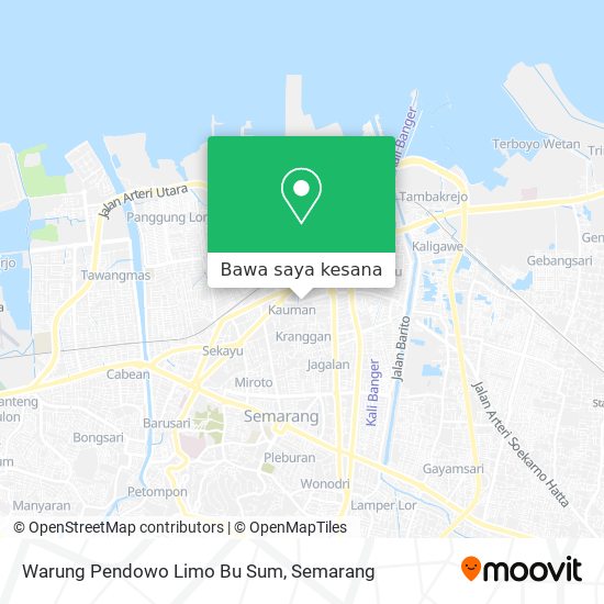 Peta Warung Pendowo Limo Bu Sum