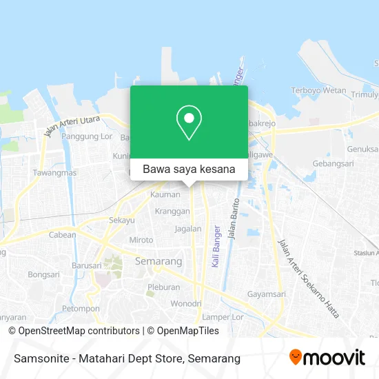 Peta Samsonite - Matahari Dept Store
