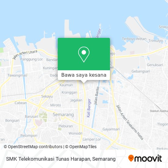 Peta SMK Telekomunikasi Tunas Harapan