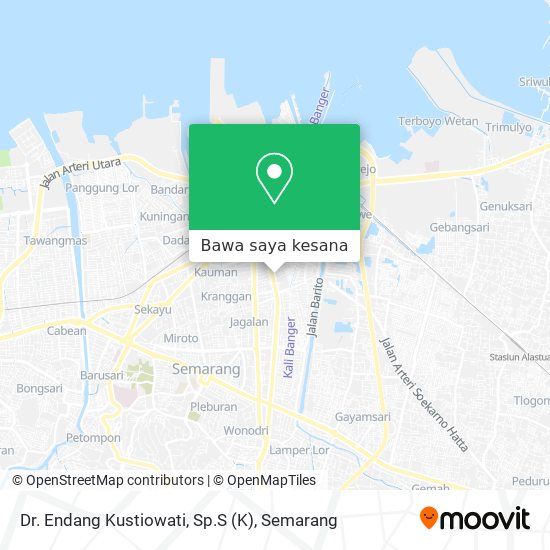 Peta Dr. Endang Kustiowati, Sp.S