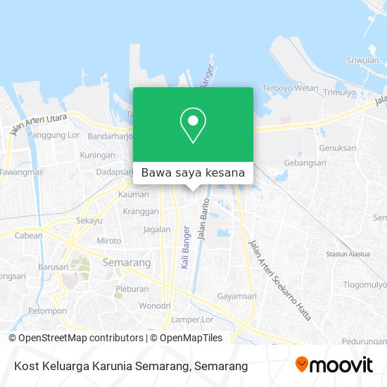 Peta Kost Keluarga Karunia Semarang