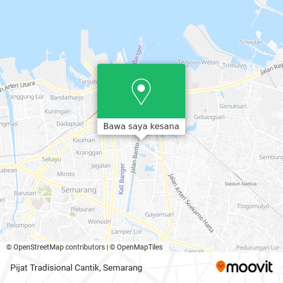 Peta Pijat Tradisional Cantik